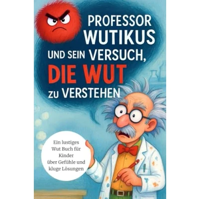 Abbildung von Professor Wutikus und sein Versuch, die Wut zu verstehen: Ein lustiges Buch für Kinder über Gefühle kluge Lösungen