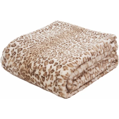 Abbildung von Gözze Wohndecke &quot;Leopard&quot;, mit Leopardenmuster, Kuscheldecke