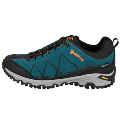 Abbildung von BRÜTTING Vibram wasserdichte Brütting Outdoorschuhe KANSAS Leder, blau Wanderschuh