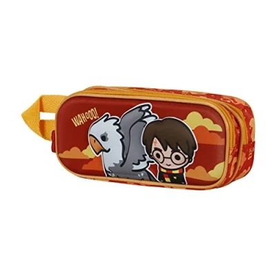 Abbildung von Harry Potter Buckbeak 3D Doppelfedermäppchen, Orange