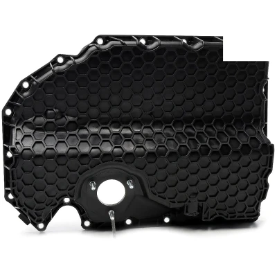 Abbildung von METZGER 7990143 Ölwanne mit Ölablassschraube, ohne Dichtung Bohrung für Ölstandsensor PA (Polyamid) VOLKSWAGEN: Golf 7 Schrägheck