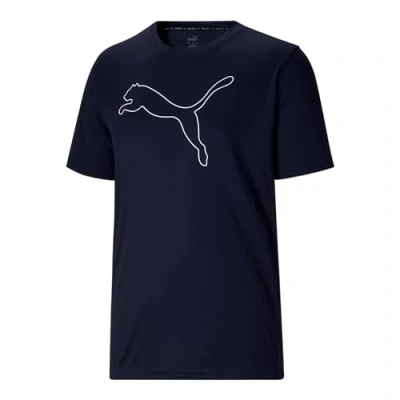 Abbildung von PUMA Herren Performance Cat (Available in Big &amp; Tall) T Shirt, Black, Klein