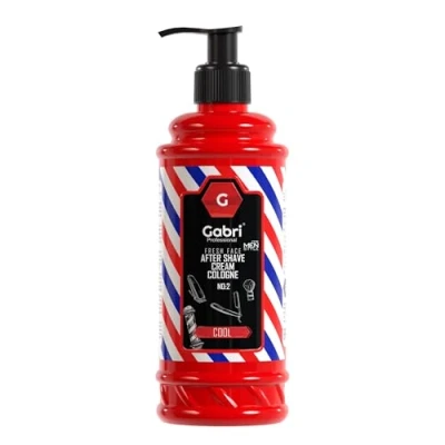 Abbildung von Gabri After Shave Cream &amp; Cologne 2in1 400ml Lotion für Männer Feuchtigkeitsspendende Gesichtsfrische Entspannende Erfrischung (Cool, 400 ml (1er Pack))