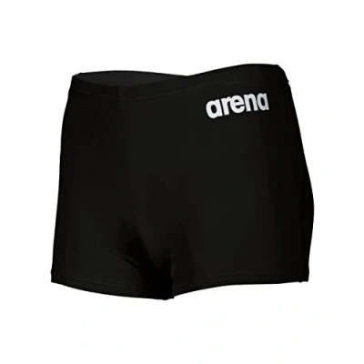 Abbildung von ARENA Jungen Boy&#039;s Team Swim Solid Badehosen Shorts, Black white, 164 EU