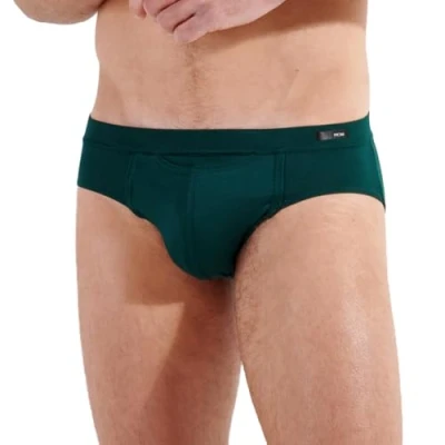 Abbildung von HOM Comfort MINI SOFT SLIP EIN Slip, Herren, Größe: XL, Dunkelgrün