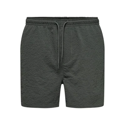 Abbildung von Only &amp; Sons Onsted Badeshorts, Herren, Größe: Small, Kambaba