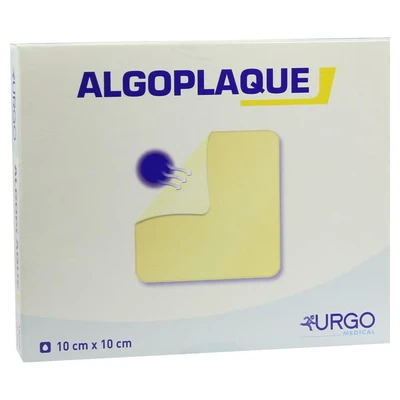 Abbildung von Algoplaque 10x10 cm flexibler Hydrokolloidverband 10 St
