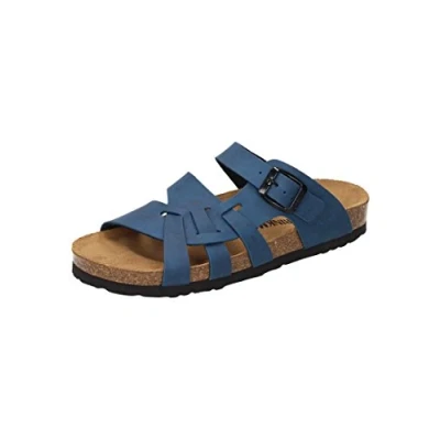 Abbildung von Dr. Brinkmann Hausschuh, Damen, Größe: 41, Blau Schuhe
