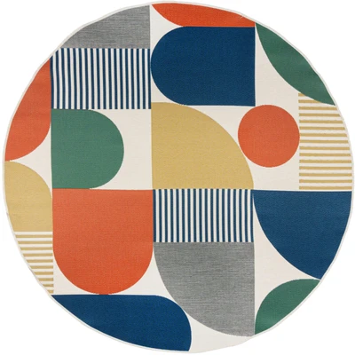 Abbildung von FLAIR RUGS Teppich, rund, Outdoor geeignet