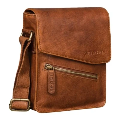 Abbildung von STILORD Schultertasche &quot;Steve&quot; Kleine Herren Tasche Leder