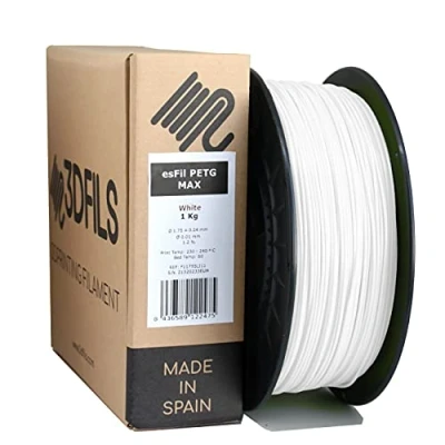 Abbildung von 3DFILS PETG Filament weiß für 3D Drucker (1,75 mm / 1 kg, weiß)