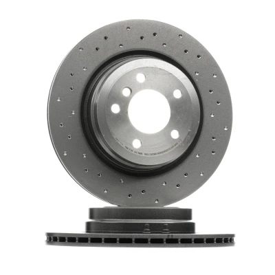 Abbildung von BREMBO XTRA LINE 09.A270.1X Bremsscheibe 336 22 5 gelocht/innenbel. beschichtet hochgekohlt mit Schrauben BMW: 3 Cabrio, Limousine, Touring