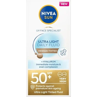 Abbildung von NIVEA SUN UV Face Daily Fluid Medium Tinted SPF 50+ 40 ml