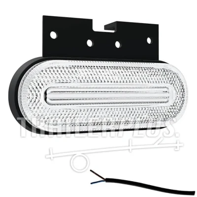 Abbildung von Fristom FT 070 B+K LED Positionsleuchte Weiß ADR mit Beugel