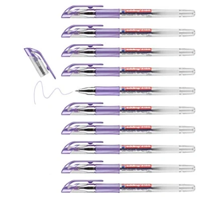 Abbildung von edding 2185 gelpen metallic paars 10ST 0,7 mm / 4 2185078