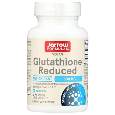 Abbildung von Reduziertes Glutathion, 500 mg, 60 Veggie Caps Jarrow Formeln