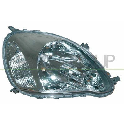 Abbildung von PRASCO TY3244803 Scheinwerfer rechts H4 dunkel mit Blinklicht für Rechtsverkehr Lampenträger ohne Stellmotor LWR TOYOTA: Yaris I Schrägheck