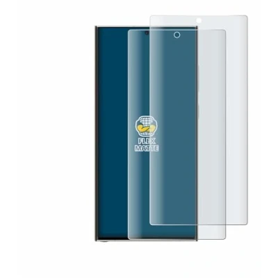 Abbildung von BROTECT Full Cover Schutzfolie Matt für Samsung Galaxy S23 Ultra Enterprise Edition (2 Stück) Screen Displayschutz Folie, Curved, Anti Reflex