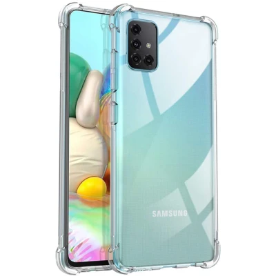 Abbildung von Samsung Galaxy A71 Hülle Silikon iMoshion Soft Case/Backcover Handyhülle Transparent Liebe Design