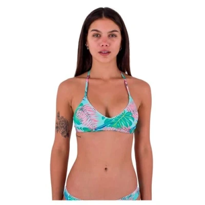 Abbildung von Hurley Damen Java Tropical Adjustable Bikini Top Bikinioberteil, Tide Pool, M