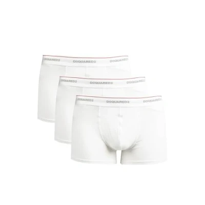 Abbildung von DSQUARED2 Herren Trunk, 3er Pack, White, L