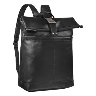 Abbildung von STILORD Notebook Rucksack &quot;Hudson&quot; Rolltop Leder