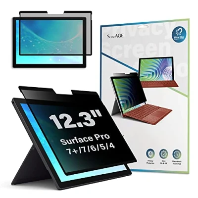 Abbildung von SenseAGE Magnetischer Blickschutzfilter für Surface Pro 7+/7/6/5/4 (12.3&quot;), Entfernbare, Anti Blaulicht, Spy Sichtschutzfolie 12,3 Zoll Privacy Screen Protector