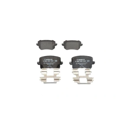 Abbildung von BOSCH 0 986 494 626 Bremsbelagsatz Low Metallic mit Anti Quietsch Blech, Montageanleitung VOLKSWAGEN: CC, Passat B7 Kasten / Kombi
