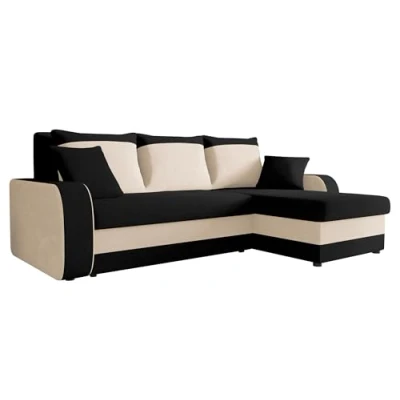 Abbildung von MIRJAN24 Ecksofa Kris, mit Schlaffunktion und zwei Bettkasten, L Form Kissen Set, L: 238 cm