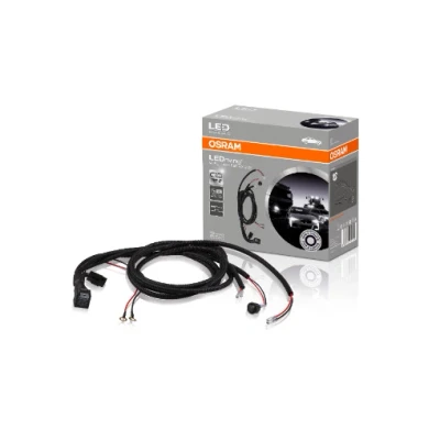 Abbildung von OSRAM WIRE HARNESS AX 2LS, Kabelbaum für KFZ Lichtleisten, Lichtleisten Kabelbaumkit, Kabellsatz zur Installation von zwei Lichtquellen, Adapter Scheinwerfer LEDDL ACC 102