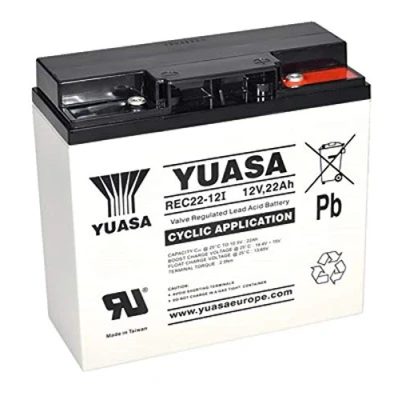 Abbildung von Blei Akku 12V 22Ah AGM Batterie ersetzt 17Ah 18Ah 19Ah 23Ah Zyklentyp Deep Cycle VRLA Schraubanschluss M5