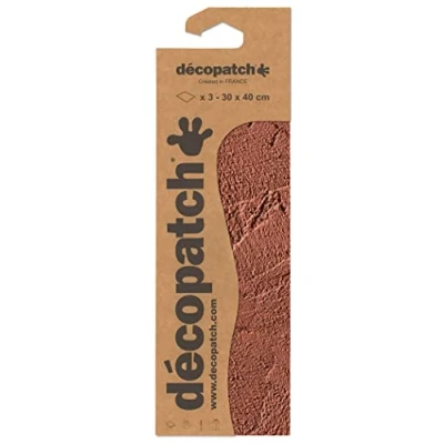 Abbildung von Decopatch Décopatch C854C Packung mit 3 Blatt Papier gleichen Musters, Nr. 854, praktisch und einfach zum Verwenden, ideal für Ihre Pappmachés Bastelprojekte, 1 Pack