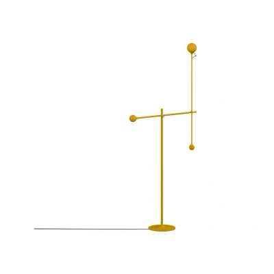 Abbildung von Artemide Ixa LED Stehleuchte justierbar gelb