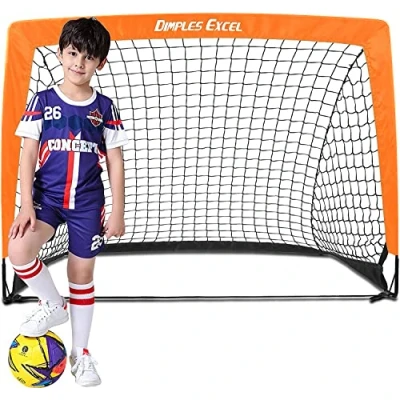 Abbildung von Dimples Excel Fussballtor Pop Up Fussballtore für Kinder Garten Fussball Tor Football Ball Tore x1, 4&#039;x3&#039;