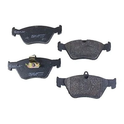 Abbildung von MEYLE 025 214 1117 Bremsbelagsatz ORIGINAL Quality Vorderachse für Verschleißwarnanzeiger vorbereitet mit Anti Quietsch Blech OPEL: Omega B Limousine