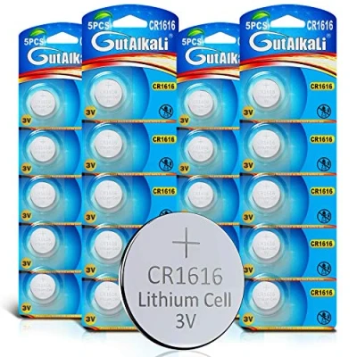 Abbildung von GutAlkaLi 20 Stück CR1616 3V Lithium Knopfzelle Elektro CR 1616