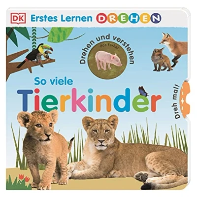 Abbildung von Erstes Lernen Drehen. So viele Tierkinder: Pappbilderbuch mit Drehscheiben und Gucklöchern ab 2 Jahren