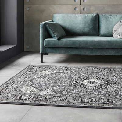 Abbildung von NOURISTAN Teppich &quot;Skazar Isfahan&quot;, rechteckig, Kurzflor, Orient, Teppich, Vintage, Esszimmer, Wohnzimmer, Flur