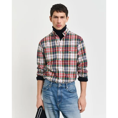 Abbildung von Gant Karohemd &quot;REG POPLIN Tartan CHECK SHIRT&quot;, Regular Fit Popeline Hemd mit Karomuster