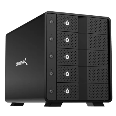 Abbildung von SABRENT 5 Bay Festplatten Docking Station USB C 10Gbps SSD HDD Dock, Kompatibel mit 2,5&quot; 3.5&quot; SATA (DS SC5B)