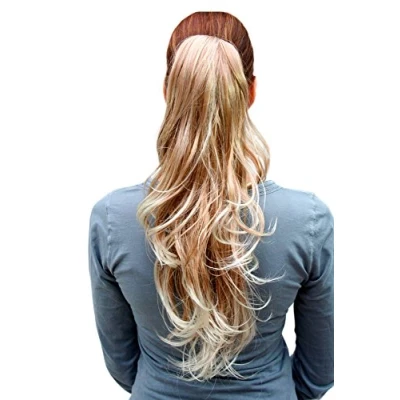 Abbildung von WIG ME UP T148M 27T613 Haarteil, blond, hell &amp; natürlich, lang gewellt