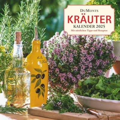 Abbildung von DUMONT DUMONTS Kräuter Kalender 2025 Broschürenkalender, 30x30cm, Wandkalender Mit Texten, Rezepten und nützlichen Tipps, Jahresübersicht 2026 ... Tipps