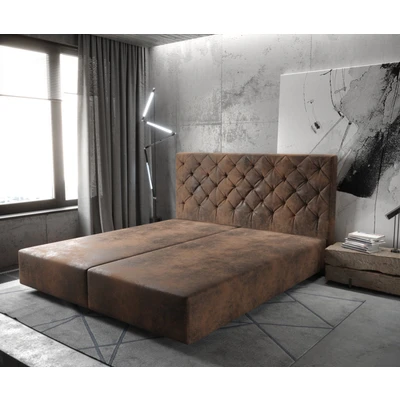 Abbildung von Boxspringgestell Dream Great 180x200 cm Mikrofaser Braun