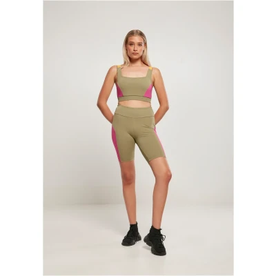 Abbildung von Urban Classics Shorts, Damen, Größe: Large, Khaki brightviolet
