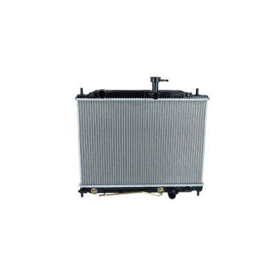 Abbildung von NRF 550015 Kühler, Motorkühlung Aluminium 538 370 26 Kühlrippen gelötet HYUNDAI: ACCENT 3, 3 Stufenheck