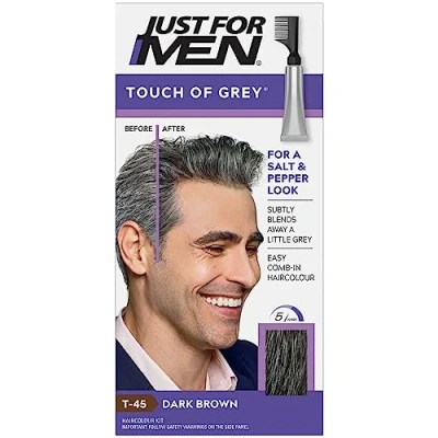 Abbildung von Touch Of Grey T45 Hair Color Dark Brown 40g