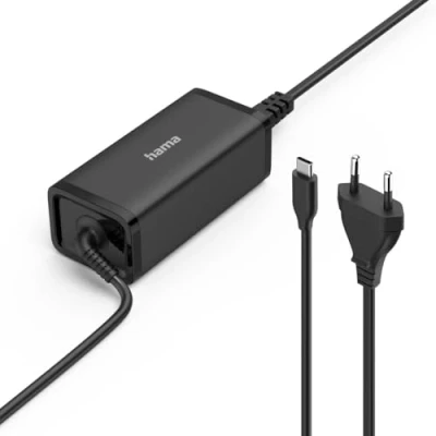 Abbildung von Hama Universal USB C Notebook Netzteil, GaN, Power Delivery (PD), 5 20V/100W