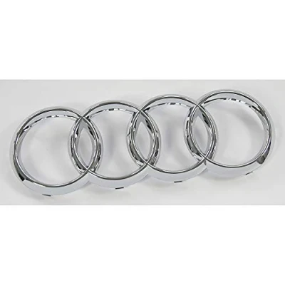 Abbildung von Audi 4H0853605C2ZZ Ringe Emblem Zeichen vorn Kühlergrill Logo chrom
