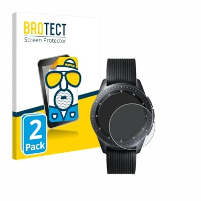 Abbildung von BROTECT Entspiegelungs Schutzfolie für Samsung Galaxy Watch (42 mm) (2 Stück) Matte Displayschutz Folie, Anti Reflex, Fingerprint