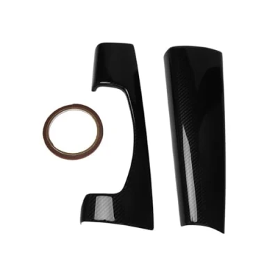 Abbildung von Verkleidung der Konsolenverkleidung Für Mini Cooper F55 F56 Eine 3 Türen 2014 2021 Carbon Fiber Auto Dashboard Trim Konsole Panel Abdeckung Console Dekorabdeckung